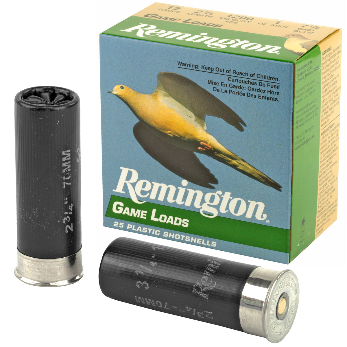 REM GAM LOAD 12GA 2 3/4&quot; #7.5 25/250 - American Ordnance