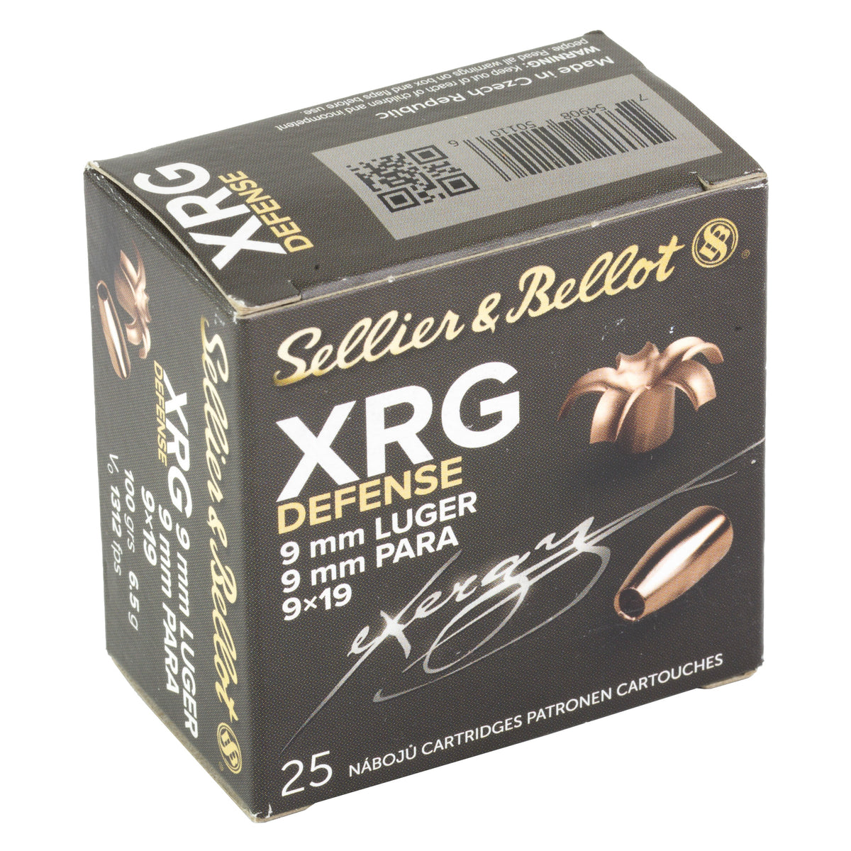S&amp;B 9MM 100GR XRG 25/1000 - American Ordnance