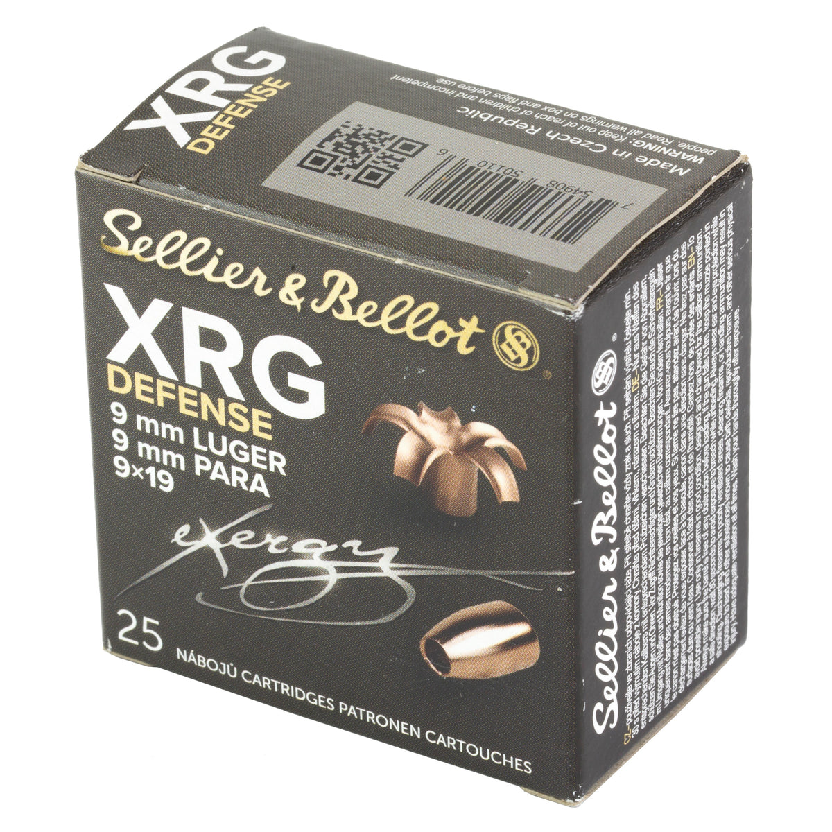 S&amp;B 9MM 100GR XRG 25/1000 - American Ordnance