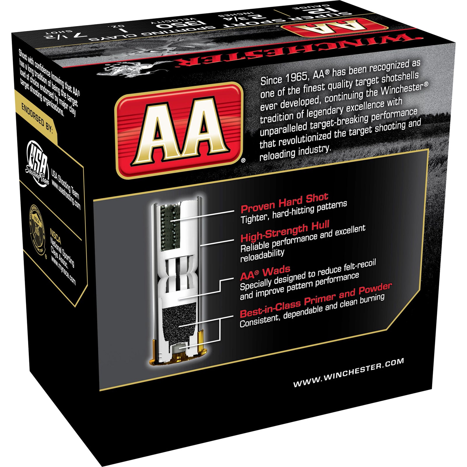 WIN AA SPRT SC 12GA 2.75 #7.5 25/250 - American Ordnance