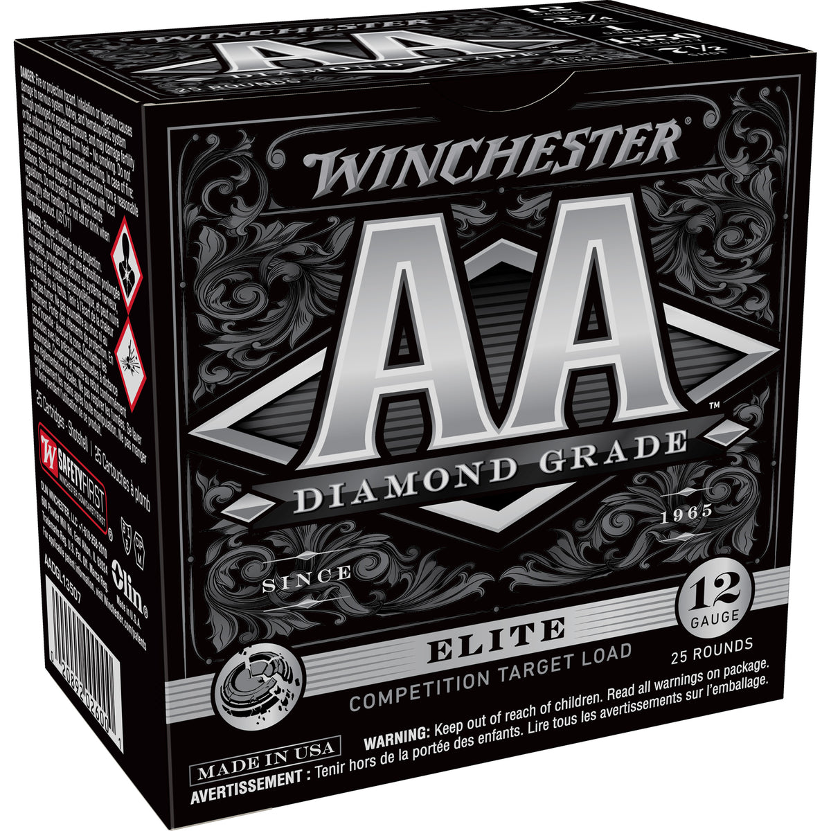 WIN AA DG 12GA 2.75&quot; #7.5 1OZ 25/250 - American Ordnance