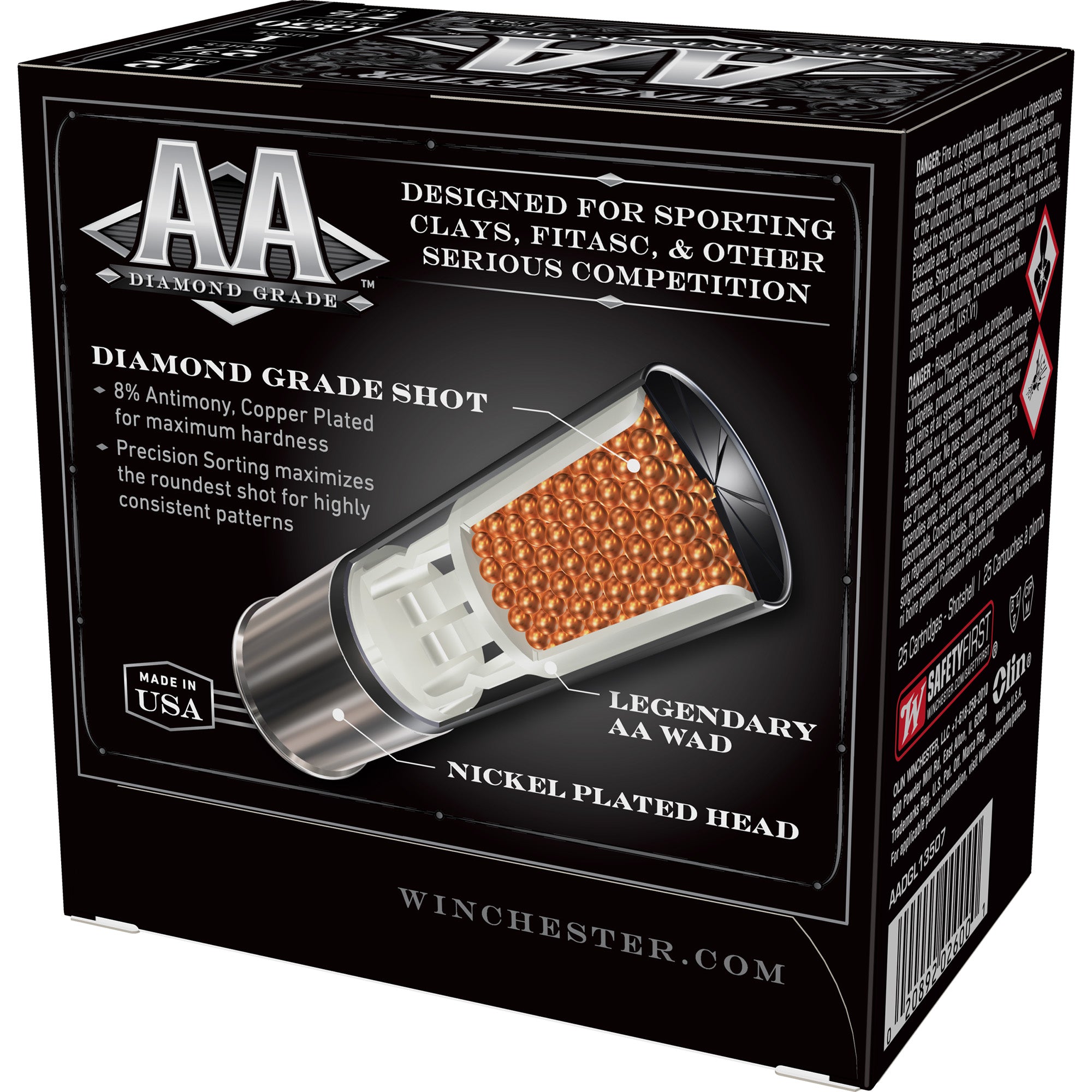WIN AA DG 12GA 2.75" #7.5 1OZ 25/250 - American Ordnance
