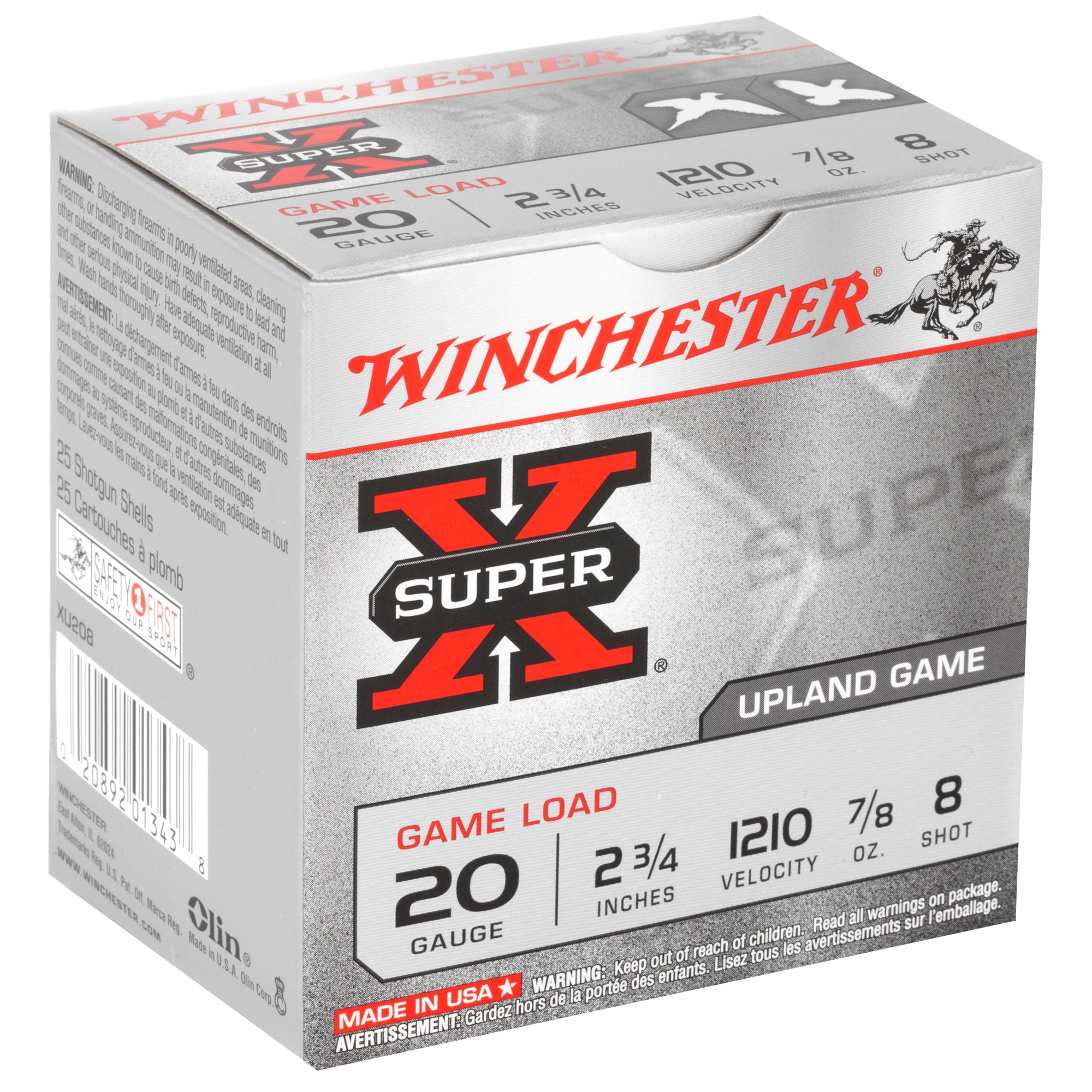WIN SPRX 20GA 2.75" #8 25/250 - American Ordnance
