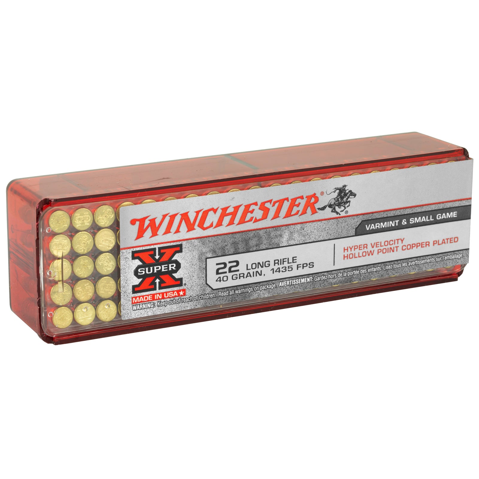 WIN HV 22LR 40GR HP 100/2000 - American Ordnance