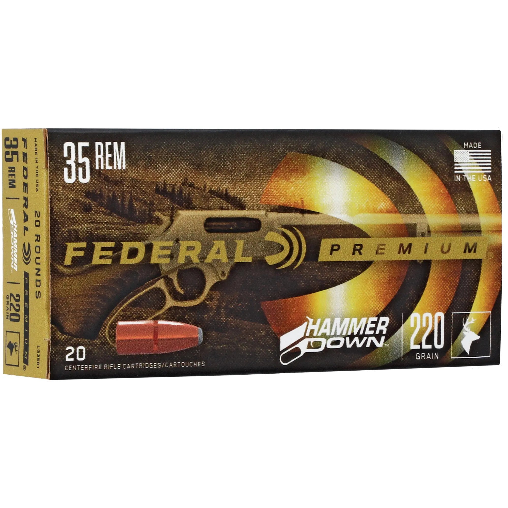 FED HMR DWN 35REM 220GR SP 20/200 - American Ordnance