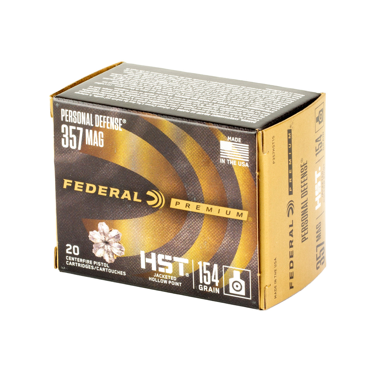 FED PRM 357MAG 154GR HST JHP 20/200 - American Ordnance