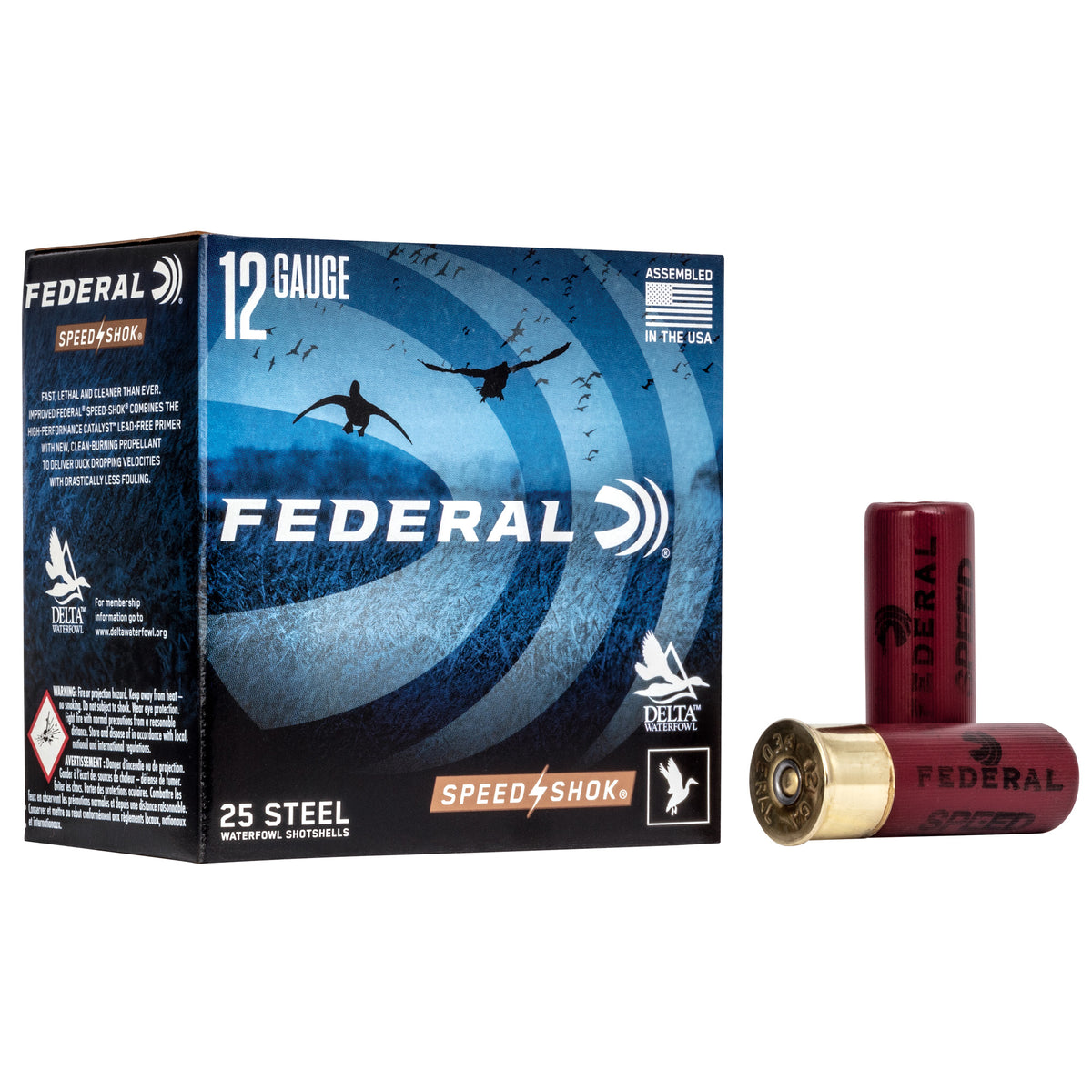 FED SPEED SHOK 12GA 2.75&quot; #4 25/250 - American Ordnance