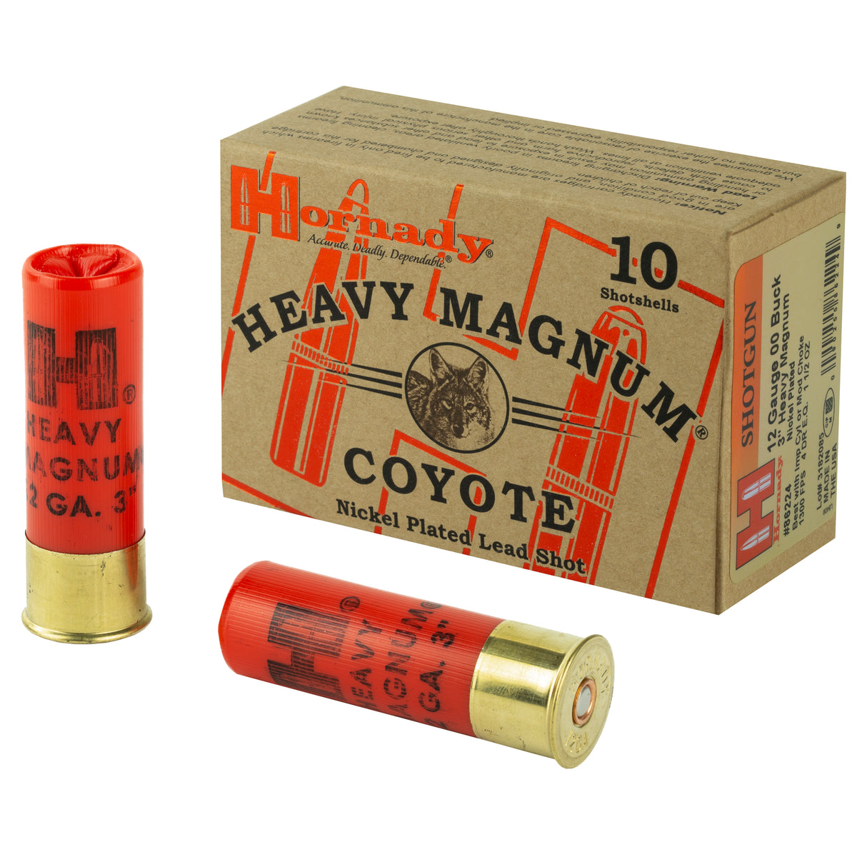 HRNDY HM COYE 12GA 3&quot; 00 BUCK 10/100 - American Ordnance