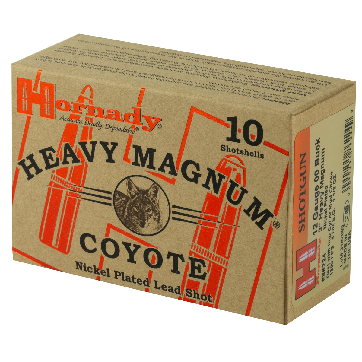 HRNDY HM COYE 12GA 3&quot; 00 BUCK 10/100 - American Ordnance