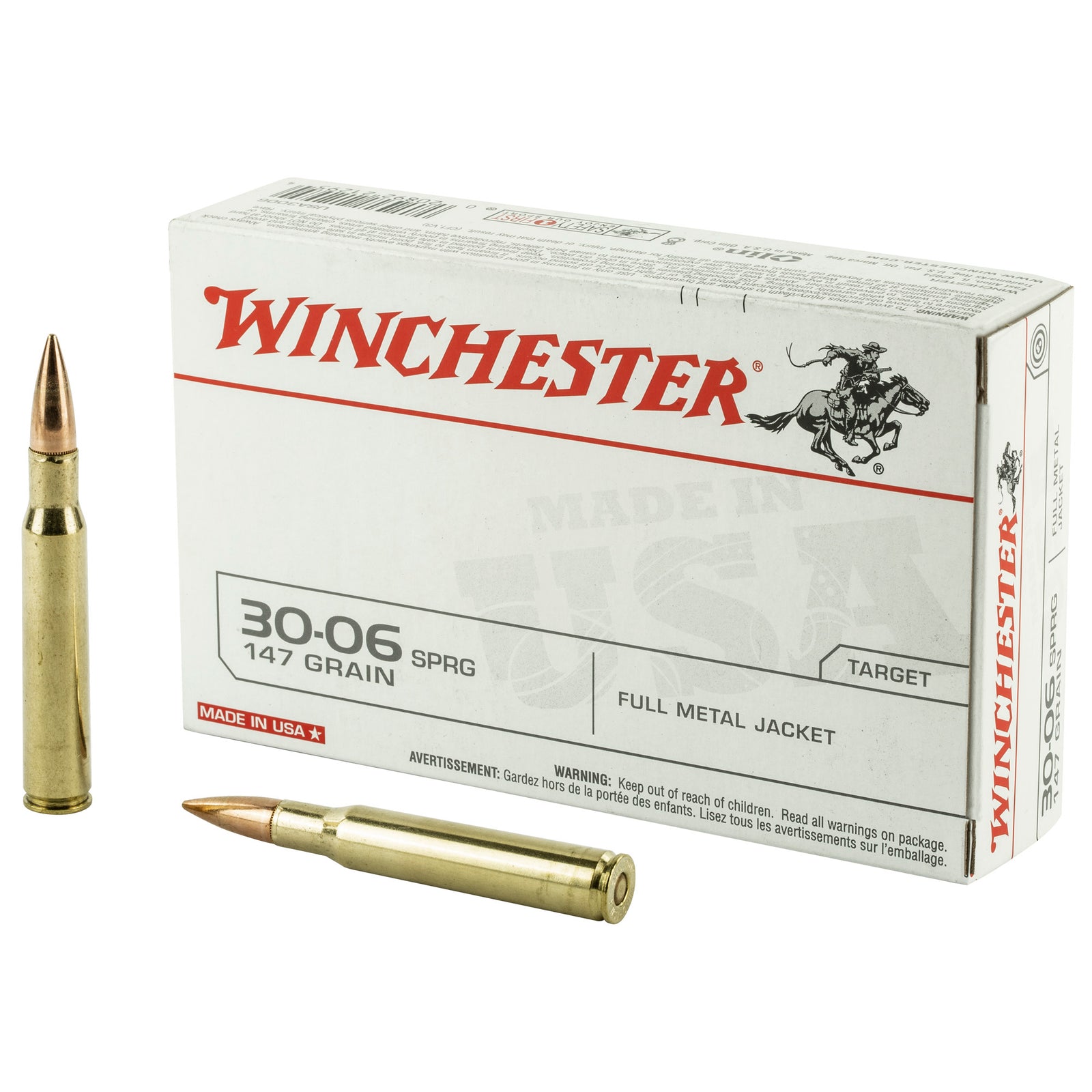 WIN USA 3006SP 147GR FMJ 20/200 - American Ordnance