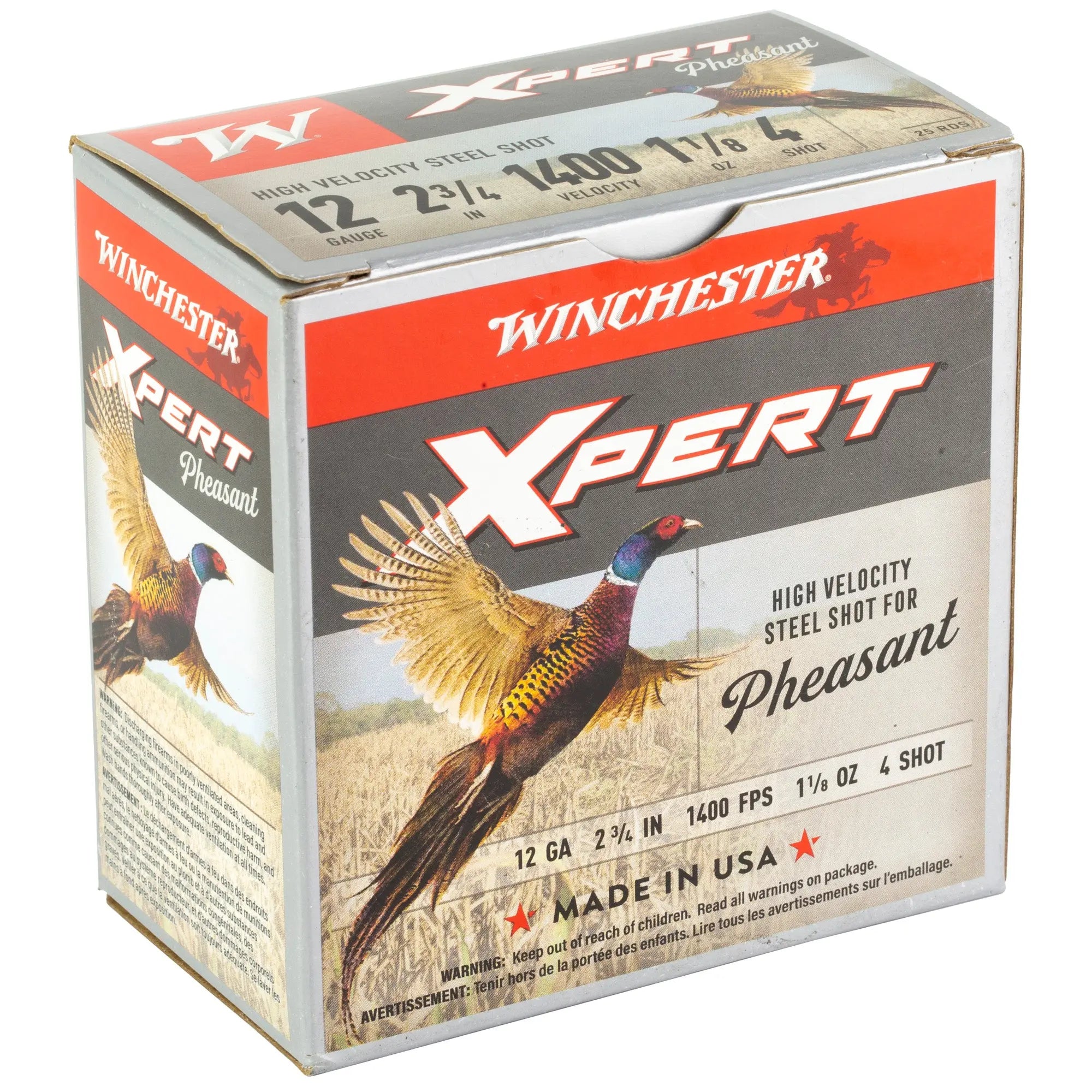 WIN XPRT STL 12GA 2-3/4" #4 25/250 - American Ordnance