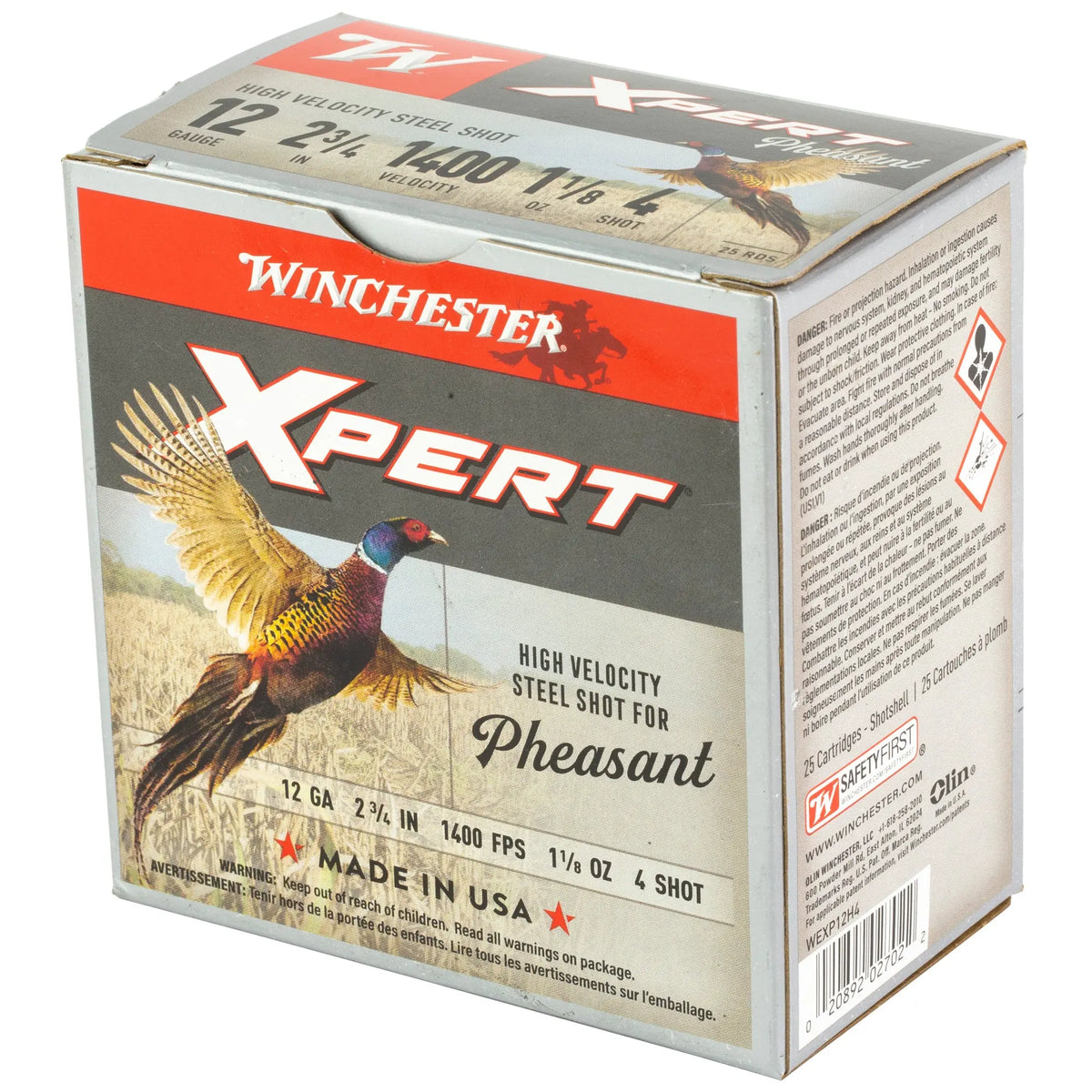 WIN XPRT STL 12GA 2-3/4&quot; #4 25/250 - American Ordnance
