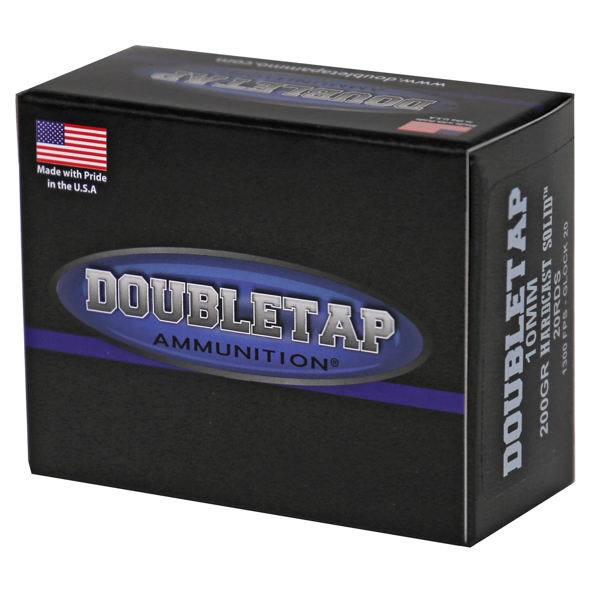 DBLTAP 10MM 200GR HARDCAST 20/1000 - American Ordnance