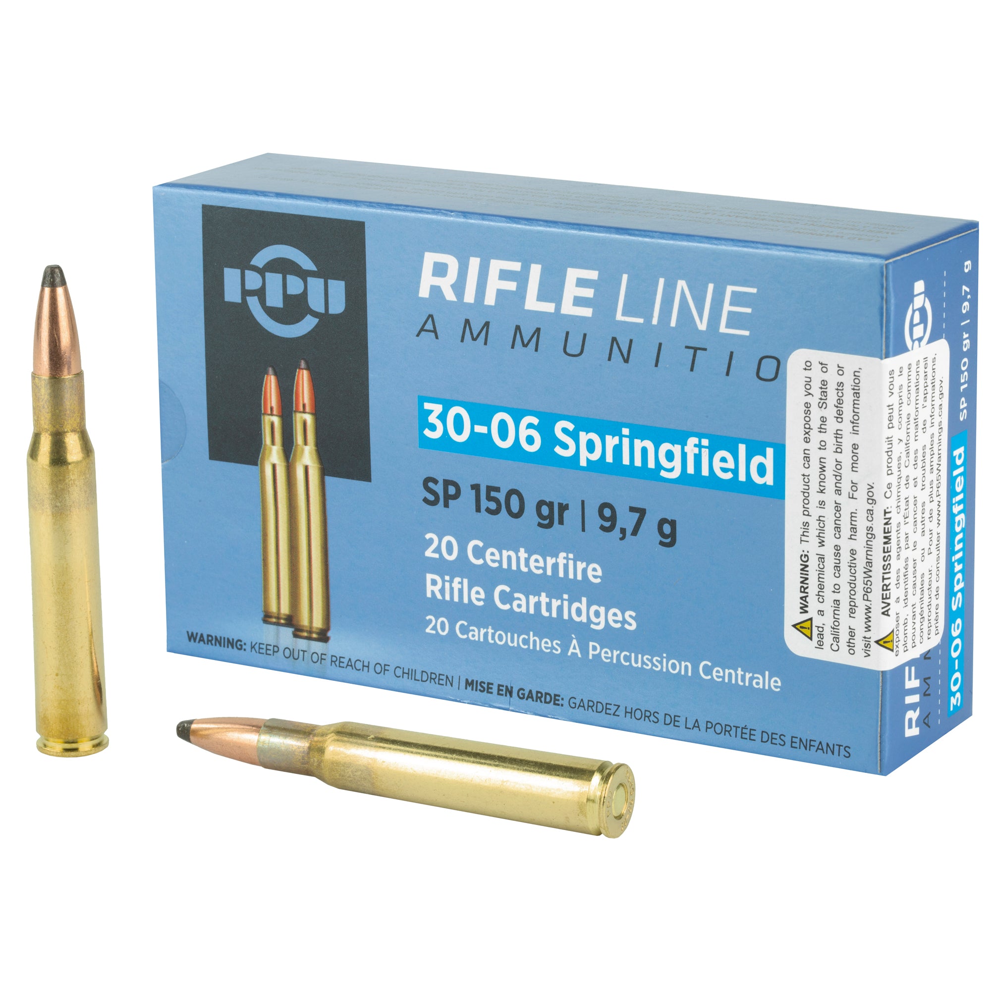 PPU 30-06 150GR SP 20/200 - American Ordnance
