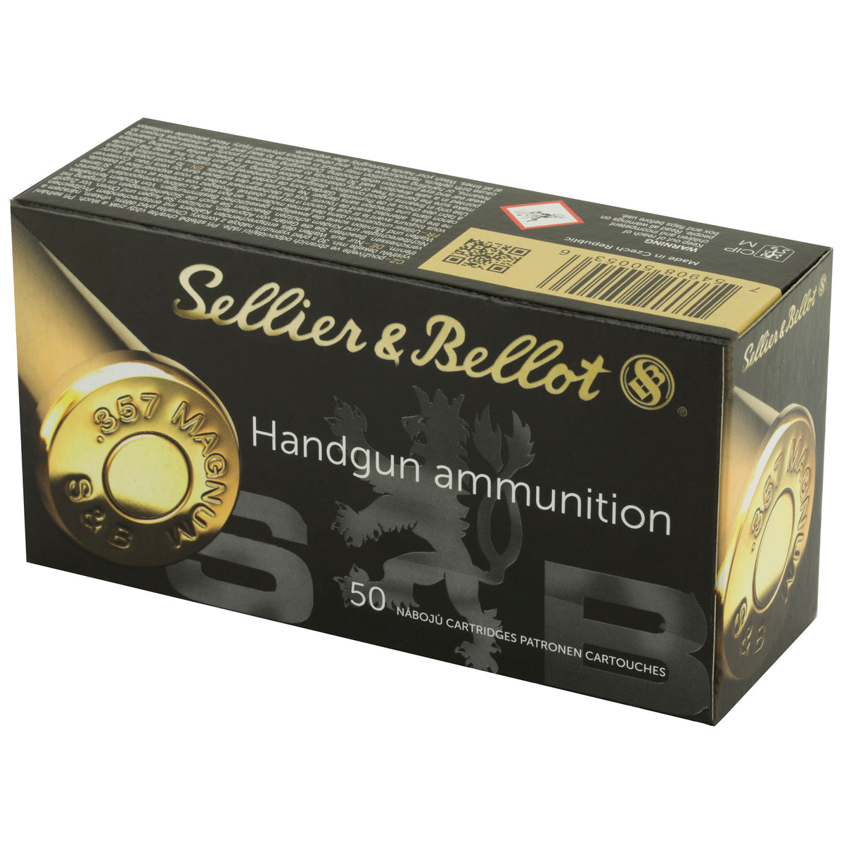 S&amp;B 357MAG 158GR FMJ 50/1000 - American Ordnance