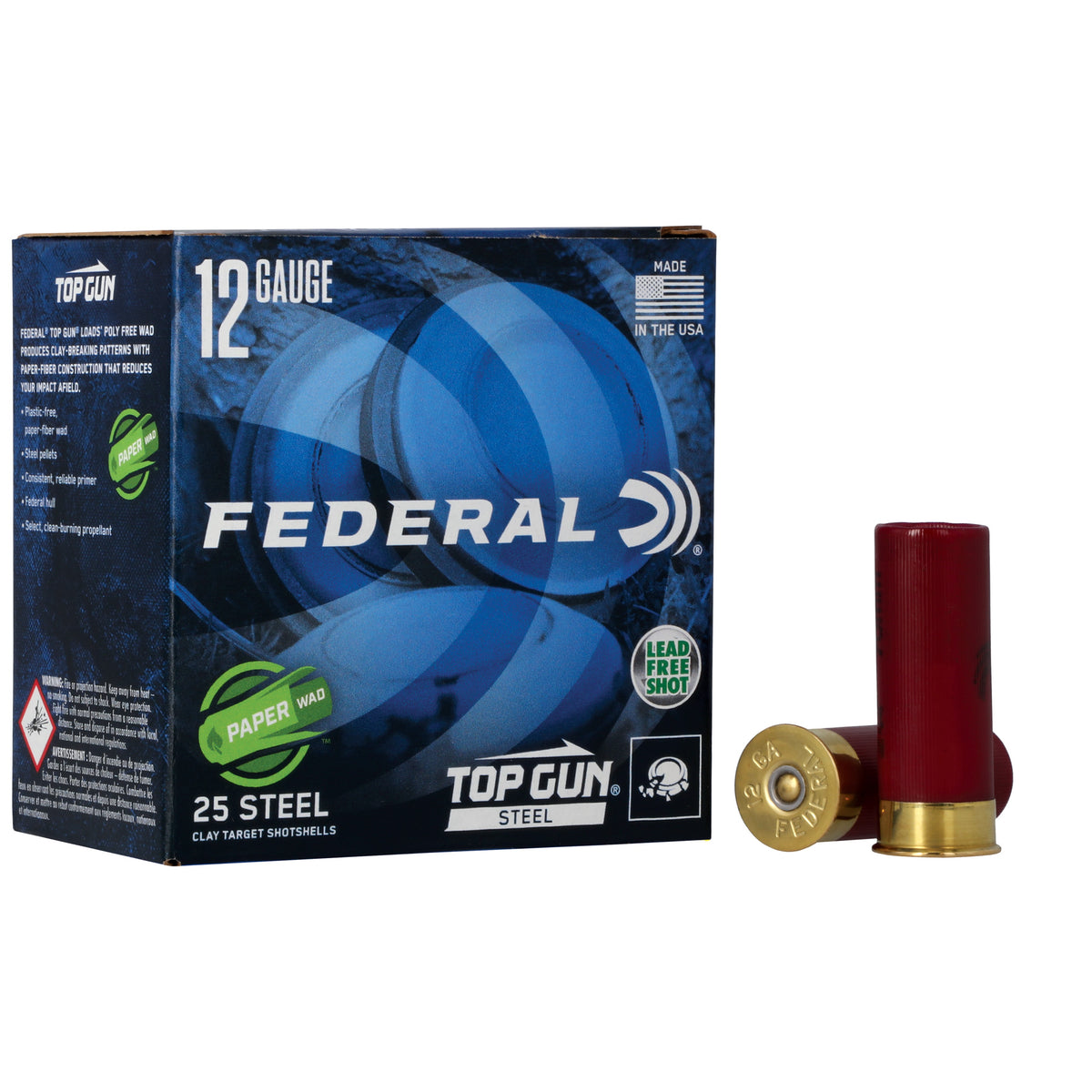 FED TOP GUN 12GA 2.75&quot; #7.5 25/250 - American Ordnance