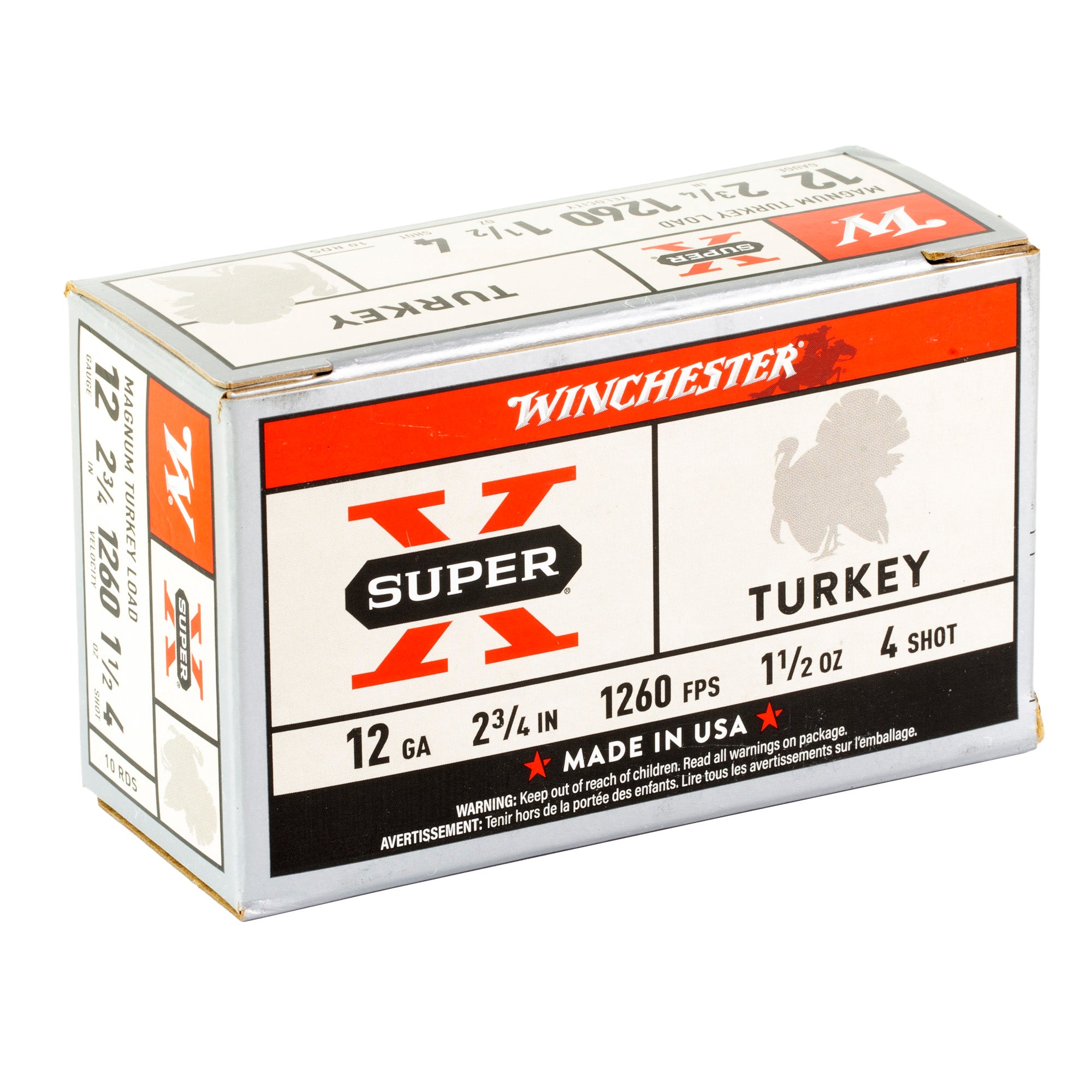 WIN SPRX TRKY 12GA 2.75" #4 10/100 - American Ordnance