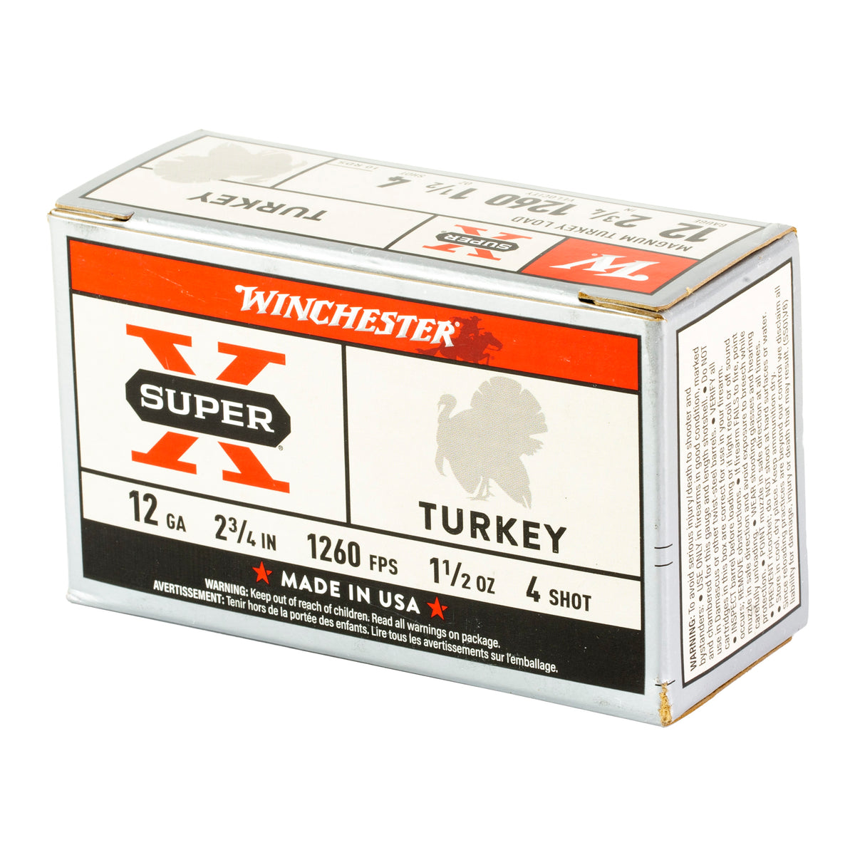 WIN SPRX TRKY 12GA 2.75&quot; #4 10/100 - American Ordnance