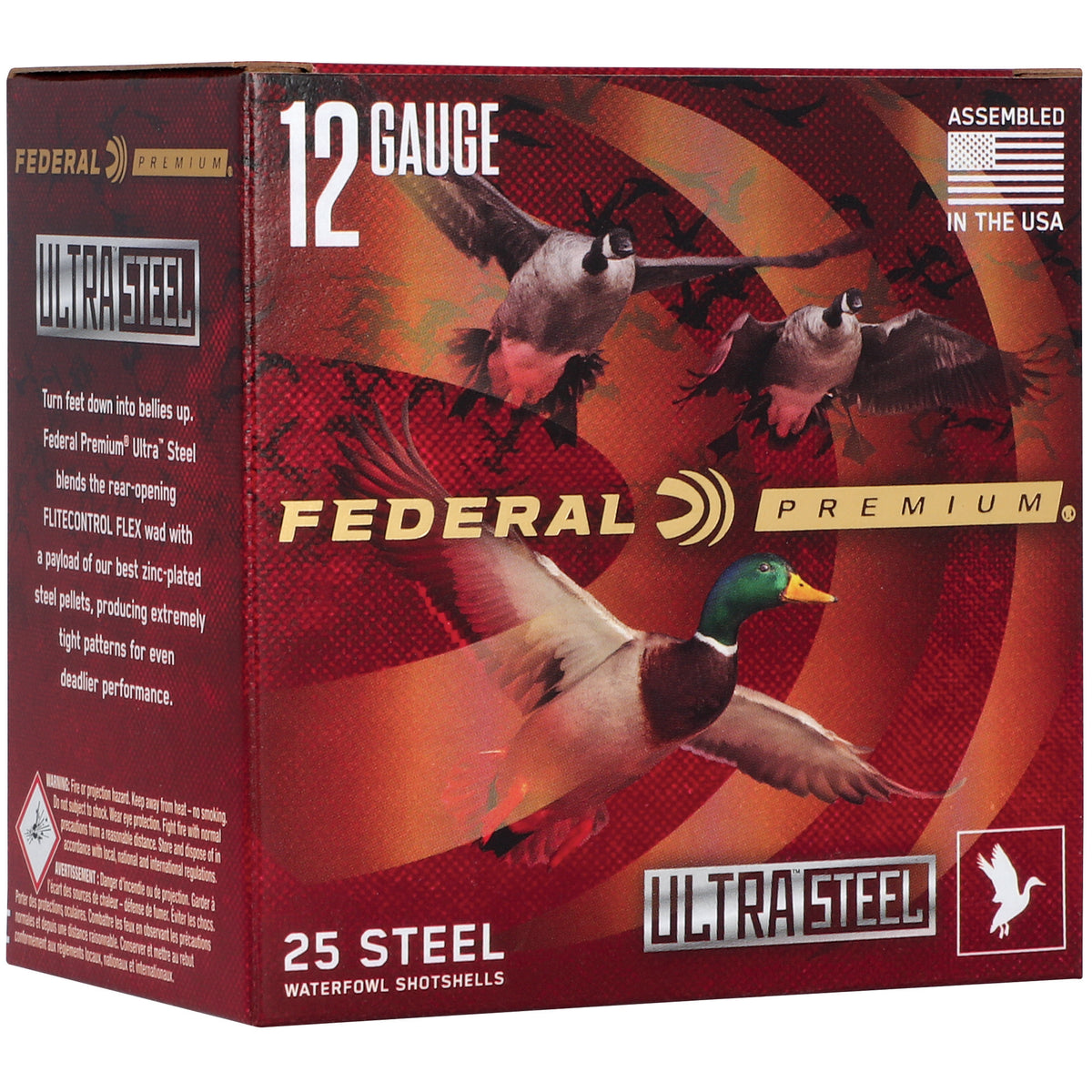 FED ULT STL 12GA 3&quot; 1.25OZ #2 25/250 - American Ordnance
