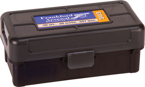 S&W/SPC 357MG 50RND BL/SMK HTFRANKFORD ARSENAL AMMO BOX 38 - American Ordnance