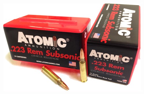 BTHP 50RD 10BX/CSATOMIC SUBSONIC 223 REM 77GR - American Ordnance
