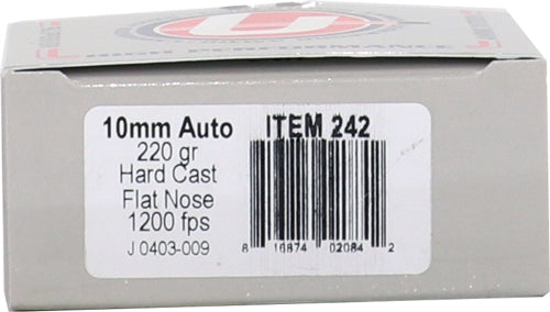 LEAD-FN 20RD 10BX/CSUNDERWOOD 10MM 220GR HARD CAST - American Ordnance