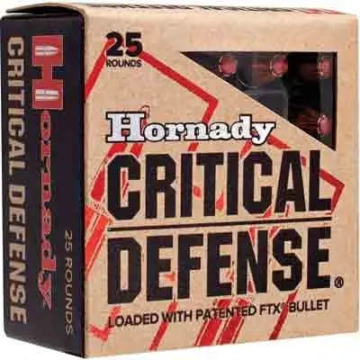 MAG 125GR FTX 25RD 10BX/CSHORNADY CRITICAL DEFENSE 357 - American Ordnance
