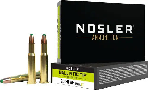 BALLISTIC TIP 20RD 10BX/CSNOSLER BT 30-30 WIN 150GR RN - American Ordnance