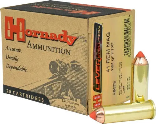 MAG 190GR FTX 20RD 10BX/CSHORNADY LEVEREVOLUTION 41 REM - American Ordnance