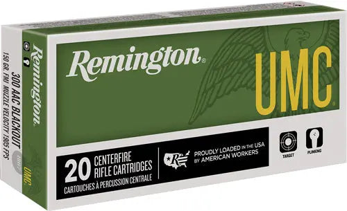 FMJ 20RD 10BX/CSREMINGTON UMC 300 AAC 150GR - American Ordnance
