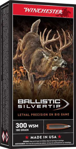 180GR SILVERTIP 20RD 10BX/CSWINCHESTER SUPREME 300 WSM - American Ordnance
