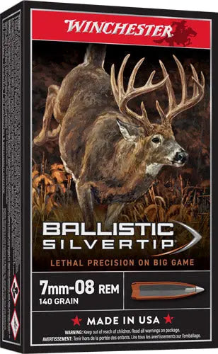 140GR SILVERTIP 20RD 10BX/CSWINCHESTER SUPREME 7MM-08 REM - American Ordnance