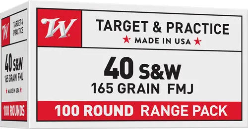 TRUNCATED CONE 100RD 5BX/CSWINCHESTER USA 40 SW 165GR FMJ - American Ordnance