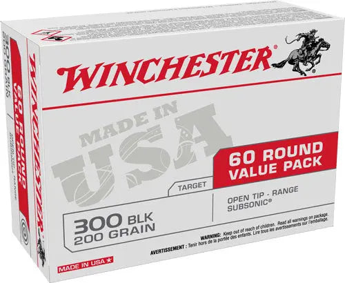 FMJ 60RD 4BX/CSWINCHESTER USA 300 AAC 200GR - American Ordnance