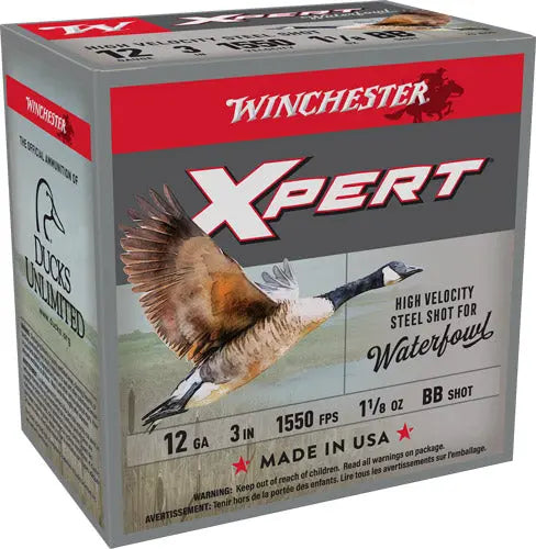 1-1/8OZ #BB 1550FPS 25RD 10B/CWINCHESTER XPERT STEEL 12GA 3" - American Ordnance