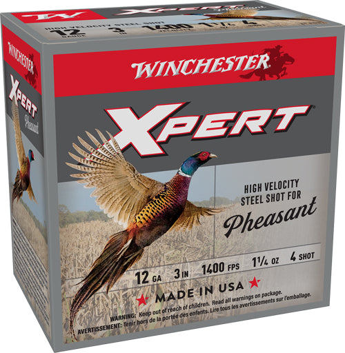 3" 1-1/4OZ #4 25RD 10BX/CSWINCHESTER XPERT STEEL 12GA - American Ordnance