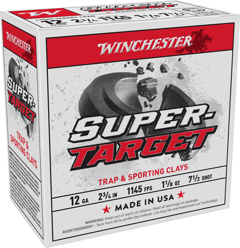 1-1/8OZ #7.5 1145FPS 250R CASEWINCHESTER TARGET 12GA 2.75" - American Ordnance