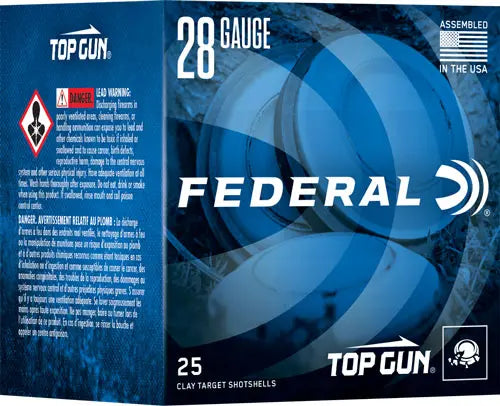 OZ #7.5 1330FPS 250RD CASE LOTFEDERAL TOP GUN 28GA 2.75" 3/4 - American Ordnance