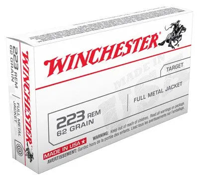 62GR FMJ 20RD 50BX/CSWINCHESTER USA 223 REM - American Ordnance