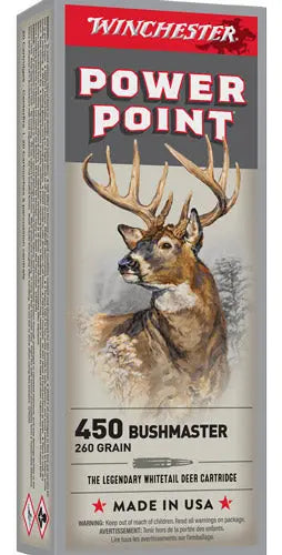 260GR POWER POINT 20RD 10BX/CSWINCHESTER SUPER-X 450 BM - American Ordnance