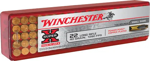 PPP-HP 1280FPS 100RD 20BX/CSWINCHESTER SUPER-X 22LR 40GR - American Ordnance