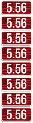 8-PACKMTM AMMO CALIBER LABELS 5.56 - American Ordnance