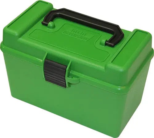 X-LARGE RIFLE CALIBERS GREENMTM DELUXE AMMO BOX 50-ROUNDS - American Ordnance