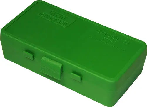 50-ROUNDS FLIP TOP STYLE GREENMTM AMMO BOX 45ACP/40SW/10MM - American Ordnance
