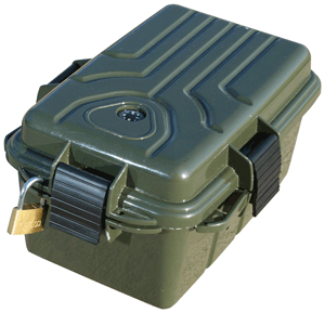 LARGE 10"X7"X5" FOREST GREENMTM SURVIVOR DRY BOX - American Ordnance