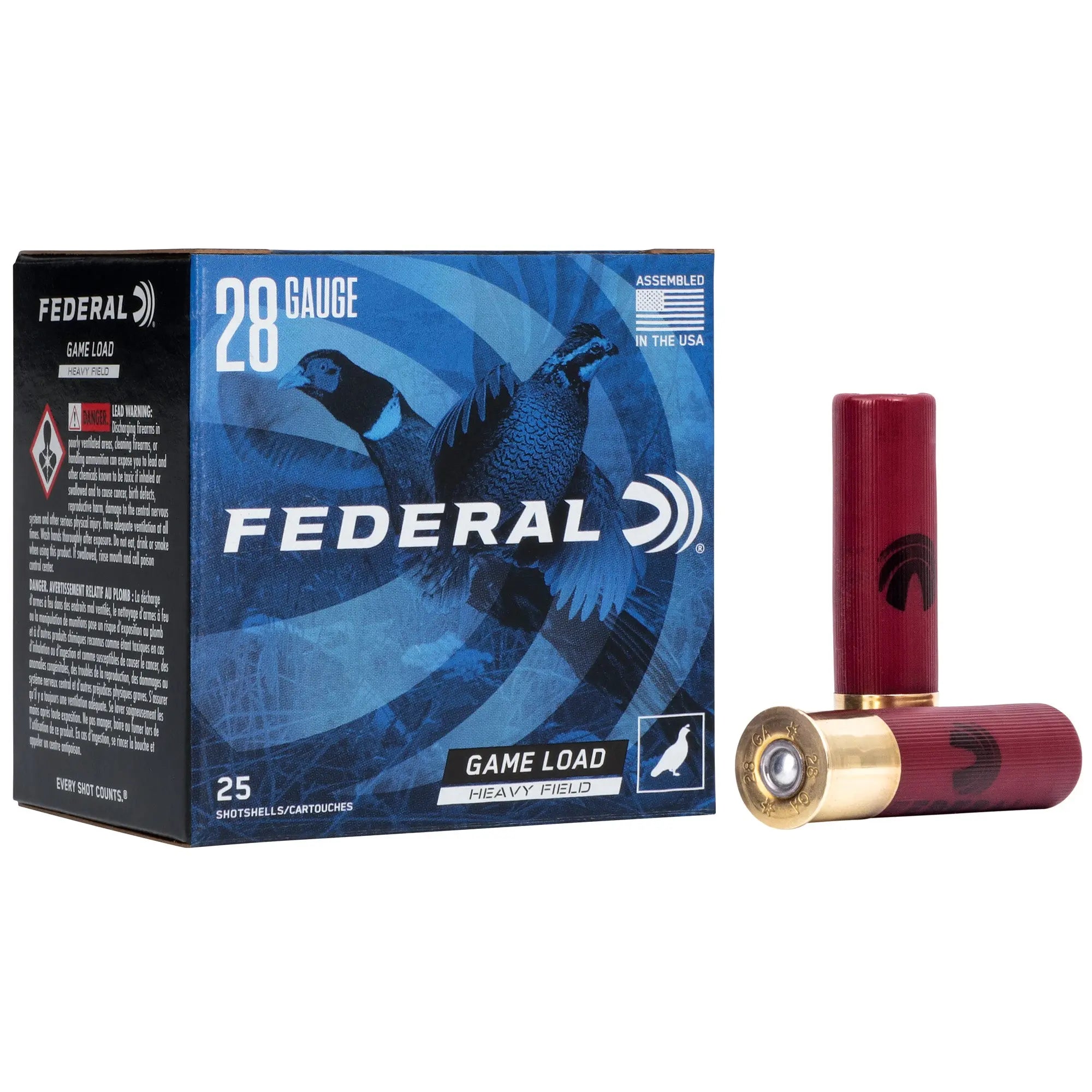 FED GAME LOAD 28GA 2.75" #7.5 25/250 - American Ordnance