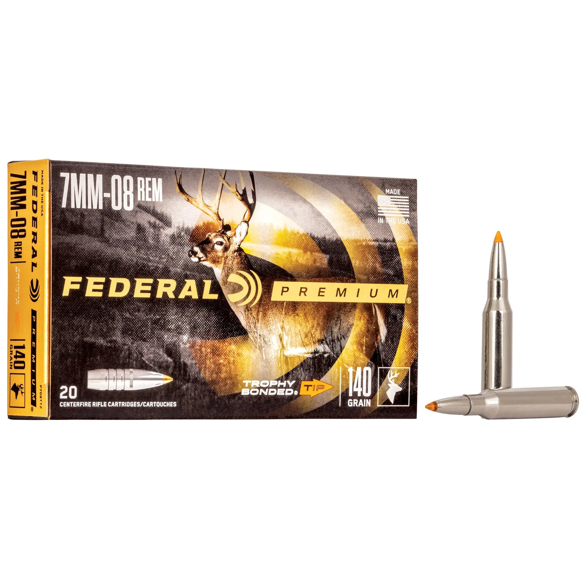 FED PRM 7MM08 140GR TRPHY TIP 20/200 - American Ordnance