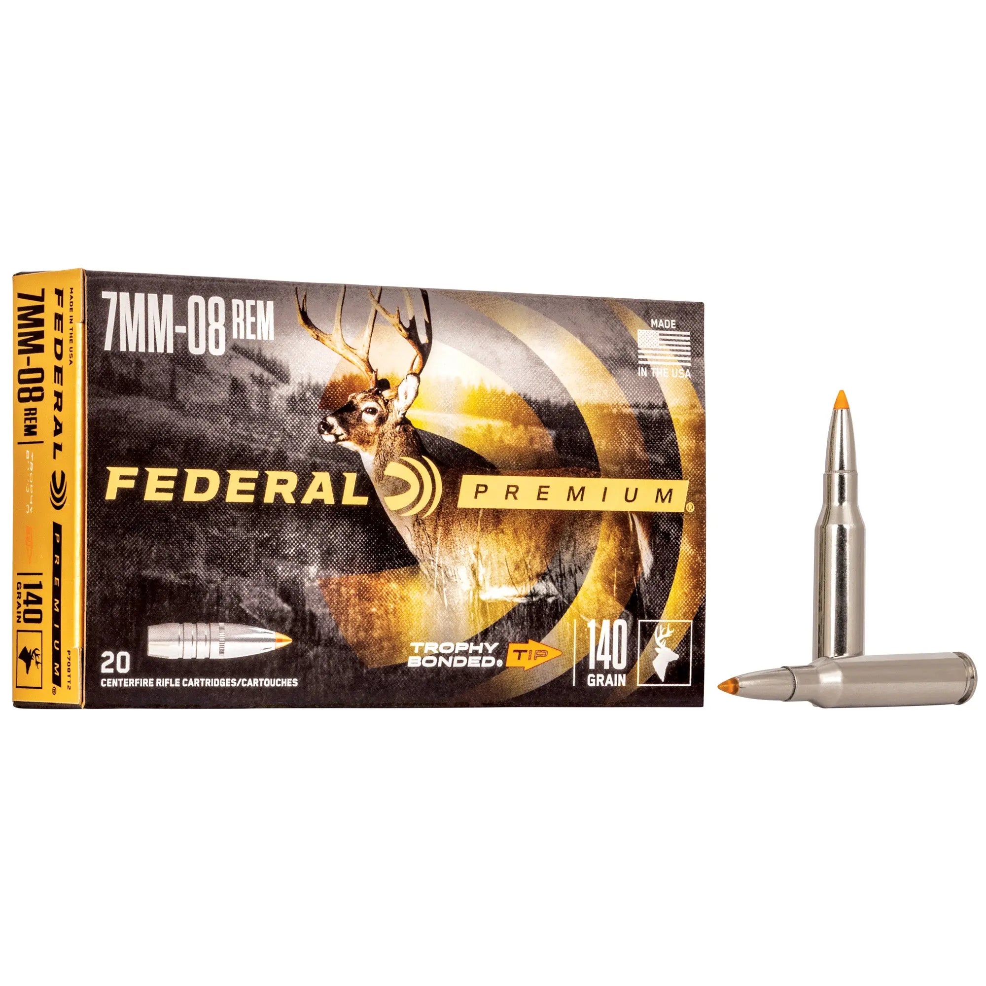 FED PRM 7MM08 140GR TRPHY TIP 20/200 - American Ordnance