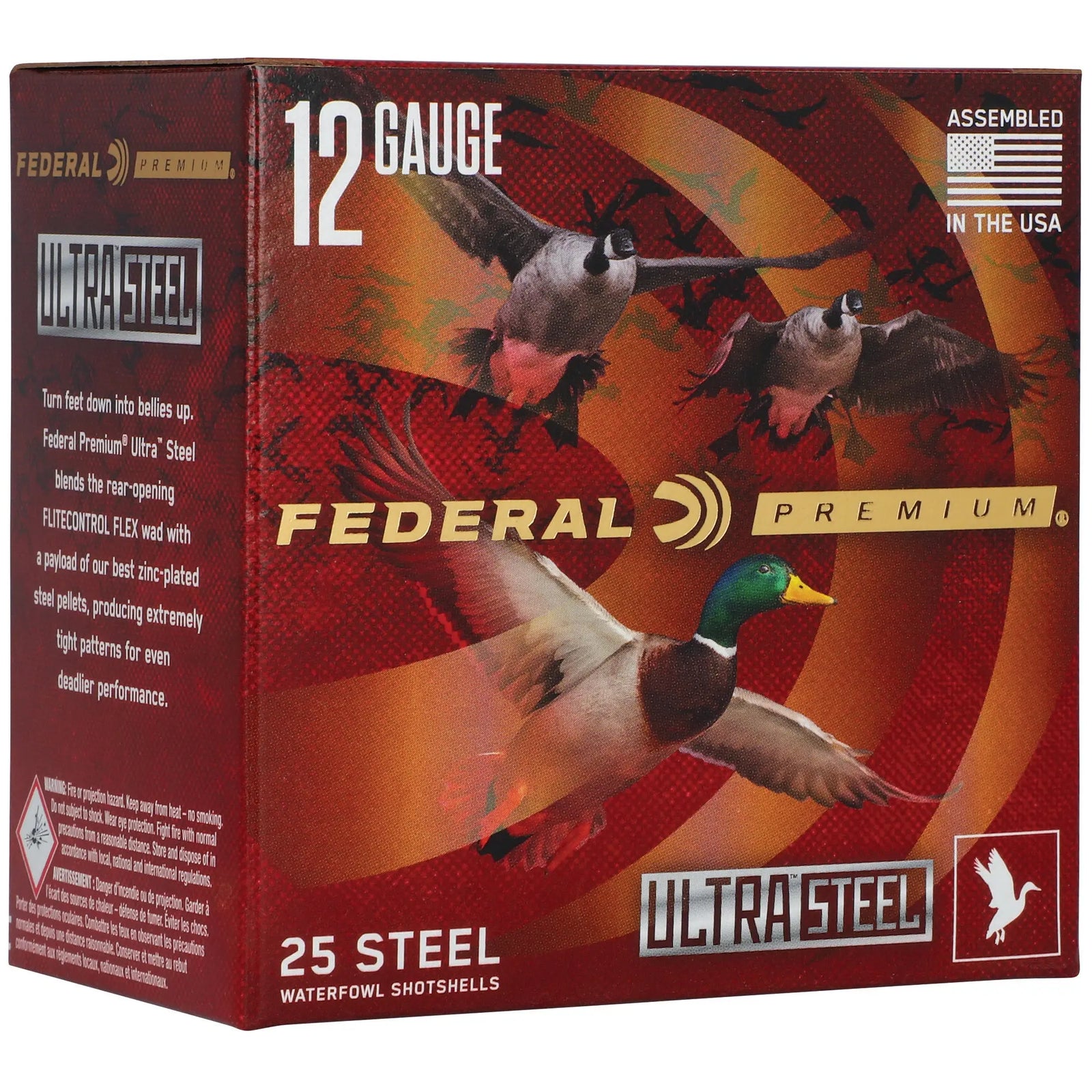 FED ULT STL 12GA 3" 1.25OZ BB 25/250 - American Ordnance