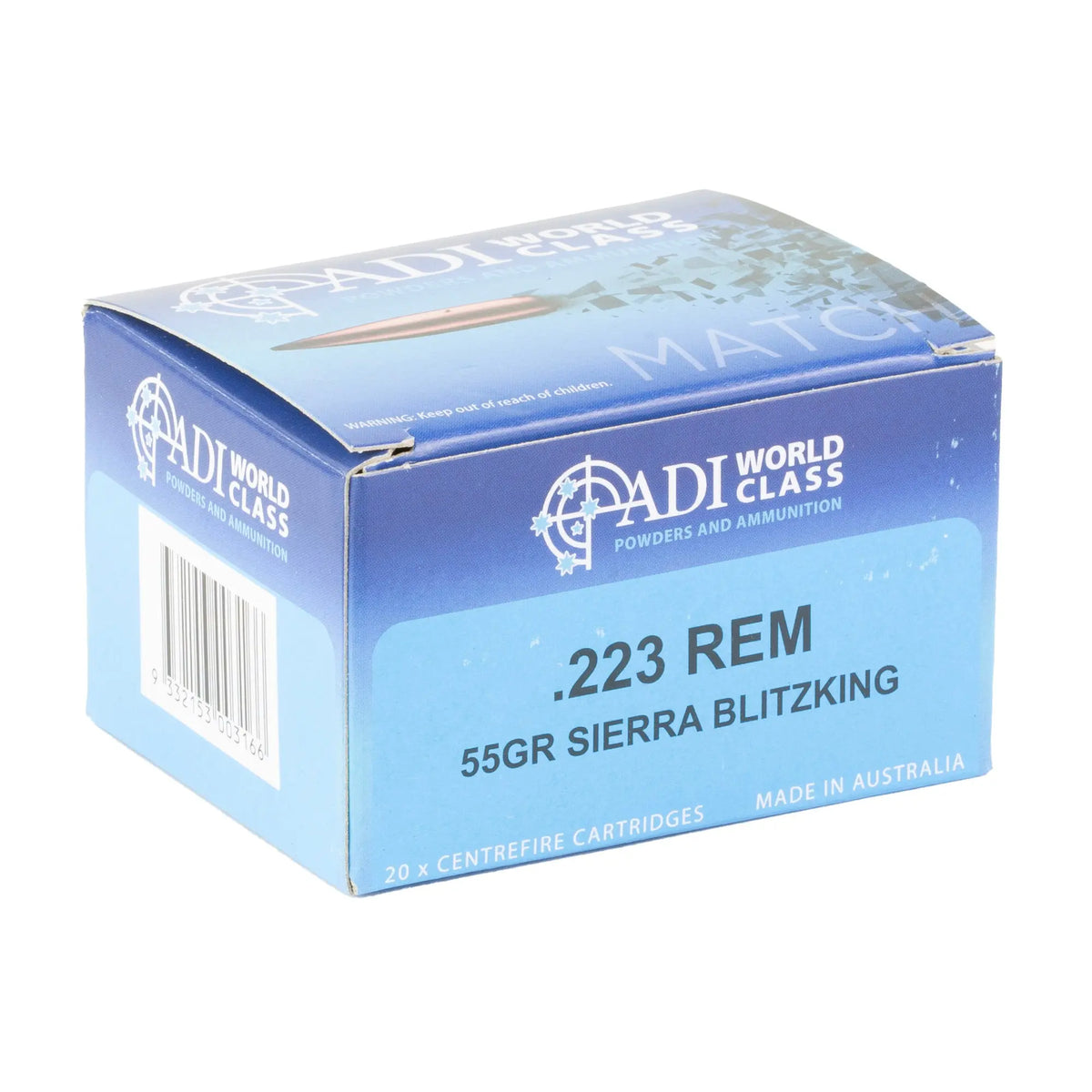 ADI 223 REM 55GR SBK BT 20/200 - American Ordnance